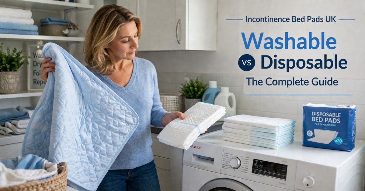 Incontinence Bed Pads UK: Washable vs Disposable Guide