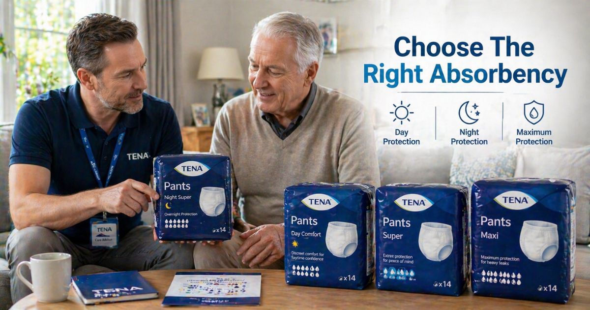 TENA pull-ups UK: sizes, absorbency and how to choose