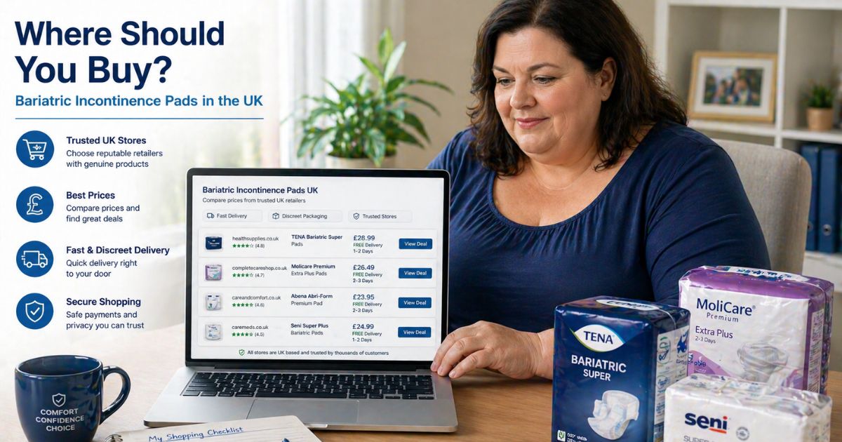 Where to Buy Bariatric Incontinence Pads in the UK