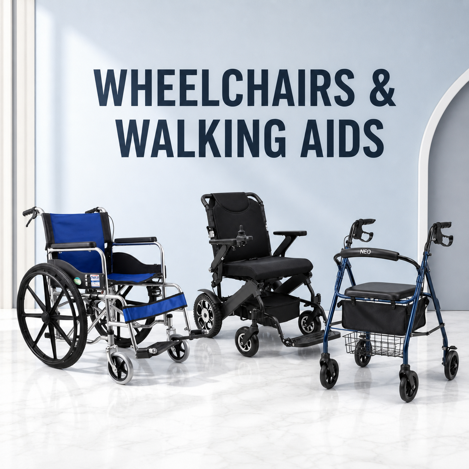 Wheel Chairs and Walking Aids – Incontinence Help