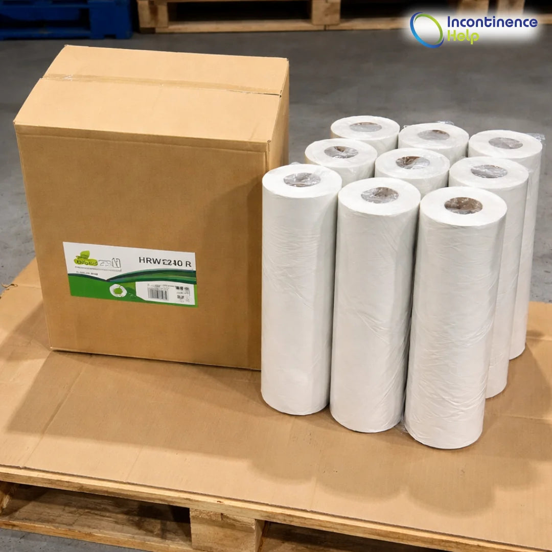 12 x Massage Table Bed Cover Couch Hygiene 20" Paper Rolls Tissue 40m White