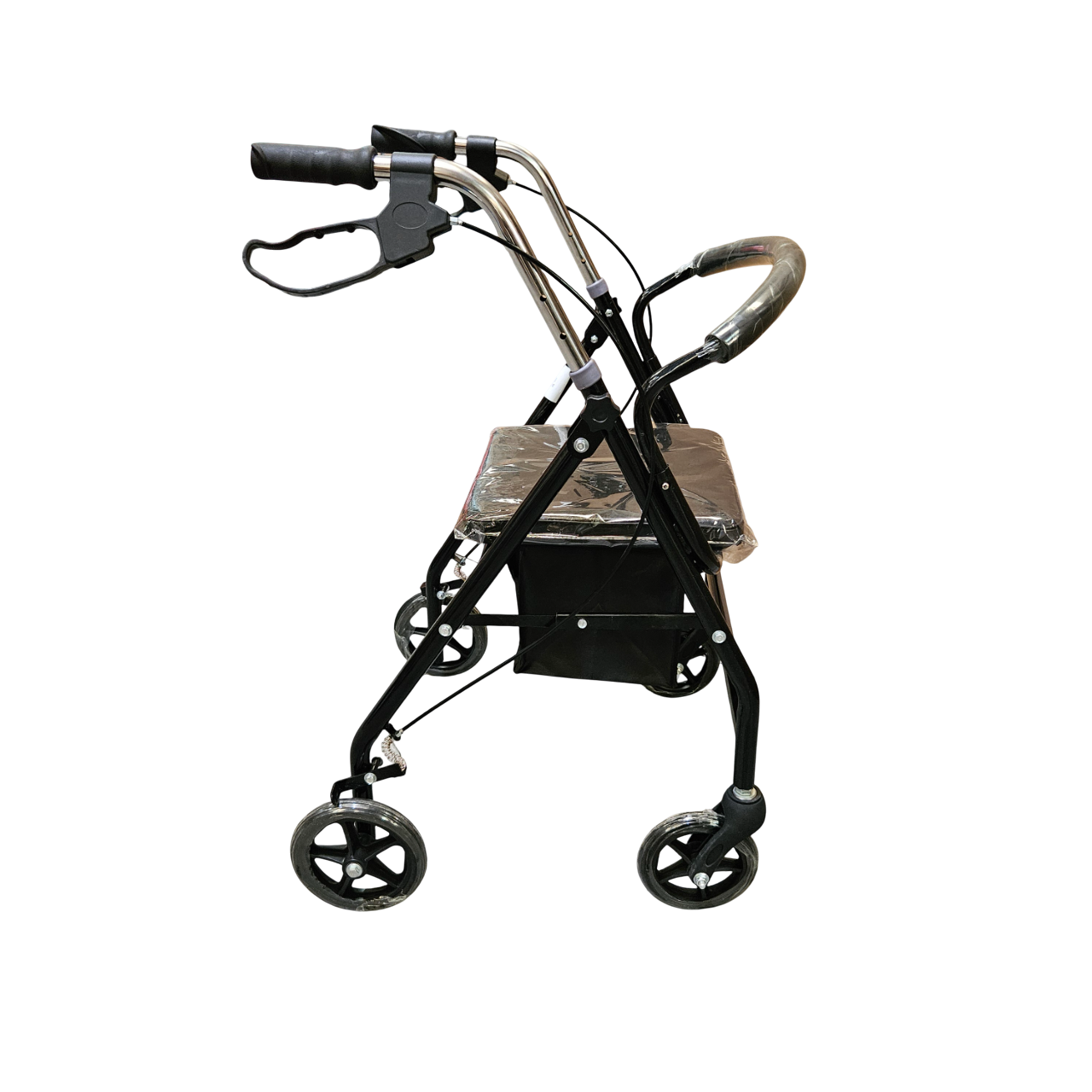 Neo Rollator: Walking Mobility Aid With Shopping Basket and Seat
