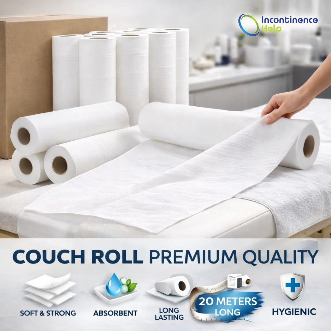 Couch Roll Premium Quality 9 Rolls White 20" Hygiene Massage Salon Beauty Table
