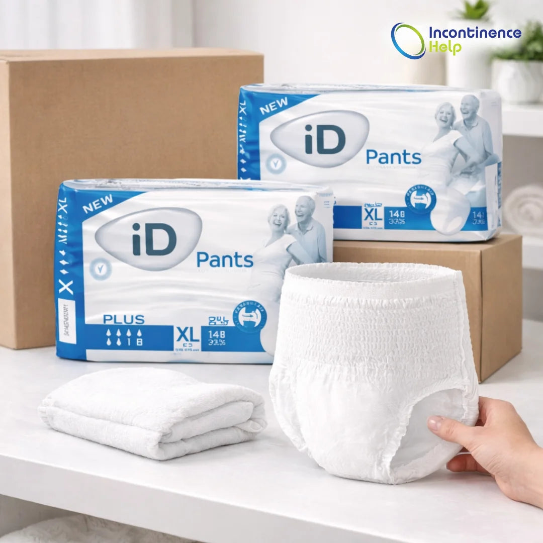 iD Pants Plus Case Saver Extra Large 4 Packs of 14 Incontinence Pants Pull Up