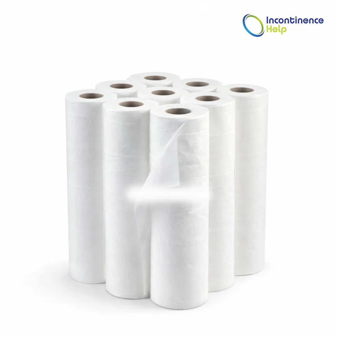 9 x Massage Table Bed Cover Couch Hygiene 20 Paper Rolls Tissue 40m White