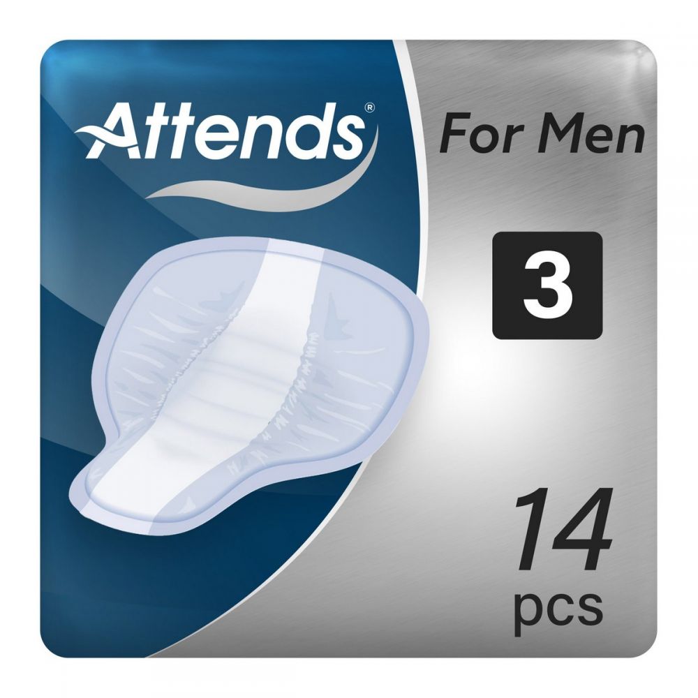 Attends For Men LEVEL 3 (599ml) 14 Male Incontinence Aid Pads
