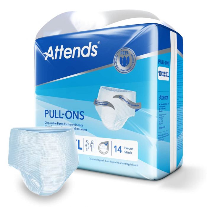 Attends Pull Ons Pants Level 10 Large - Incontinence Aid Adult Nappies