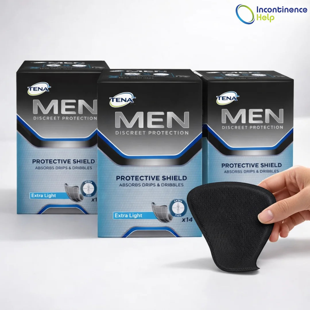 TENA Men Protective Shield Extra Light Case Saver 3 Packs of 14 Incontinence