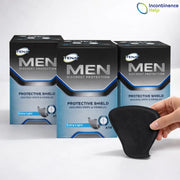 TENA Men Protective Shield Extra Light Case Saver 3 Packs of 14 Incontinence