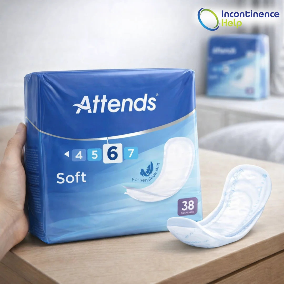 Attends Soft 6 - Pack of 38 Incontinence Pads adult nappies