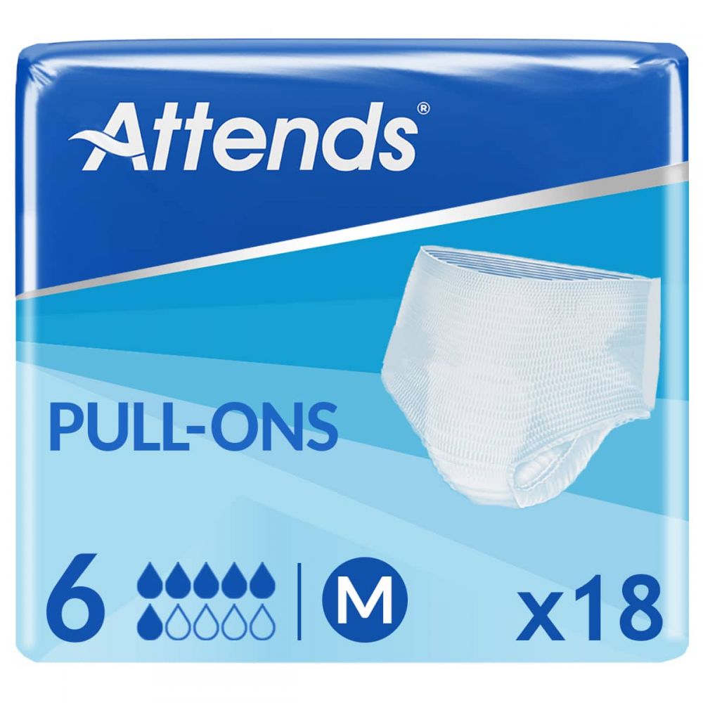 Attends Pull Ons 6 Extra Large - Adult Nappies Pull Up Pants