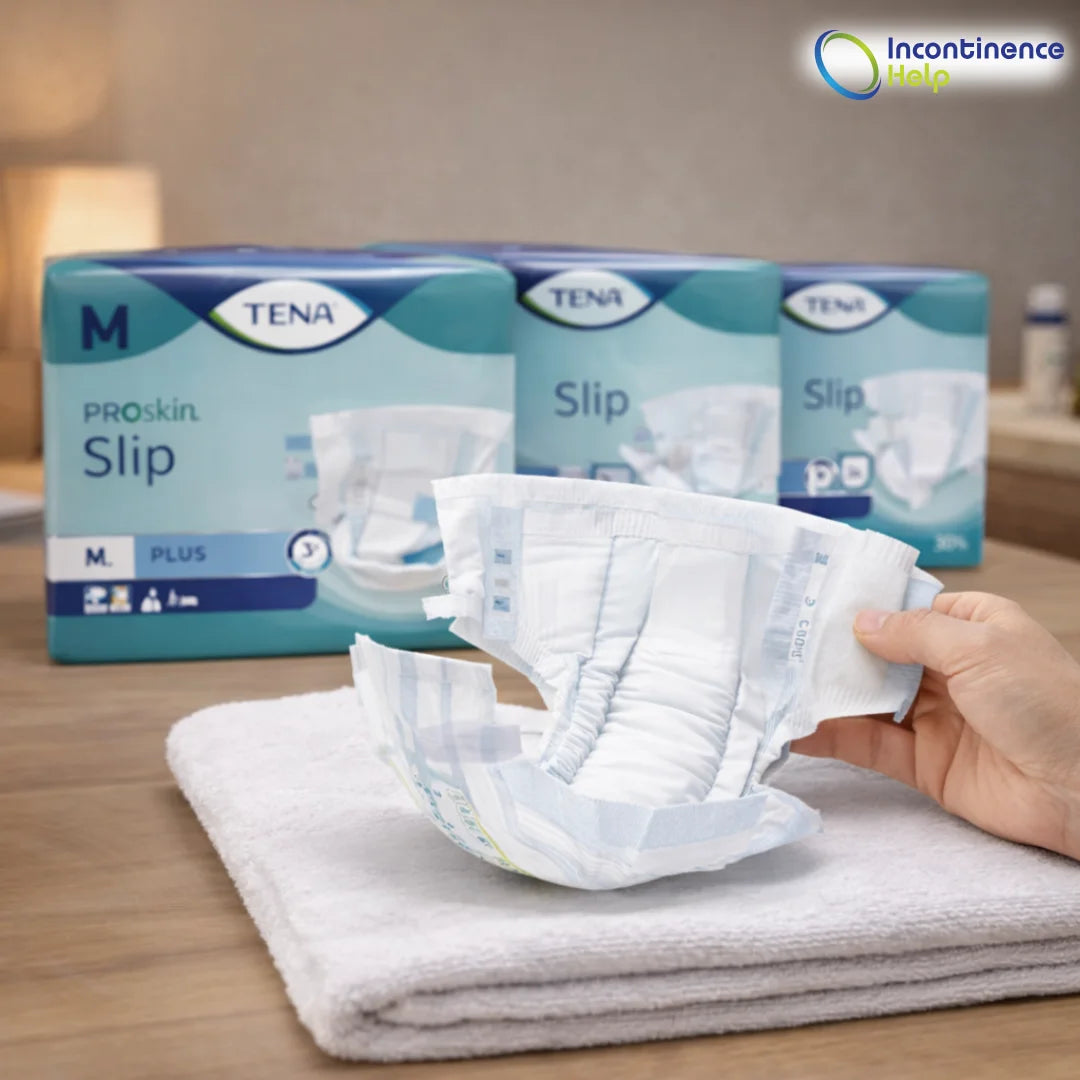 CASE SAVER 3 PACKS OF TENA SLIP PLUS Pro MEDIUM 90 SLIPS INCONTINENCE PANTS