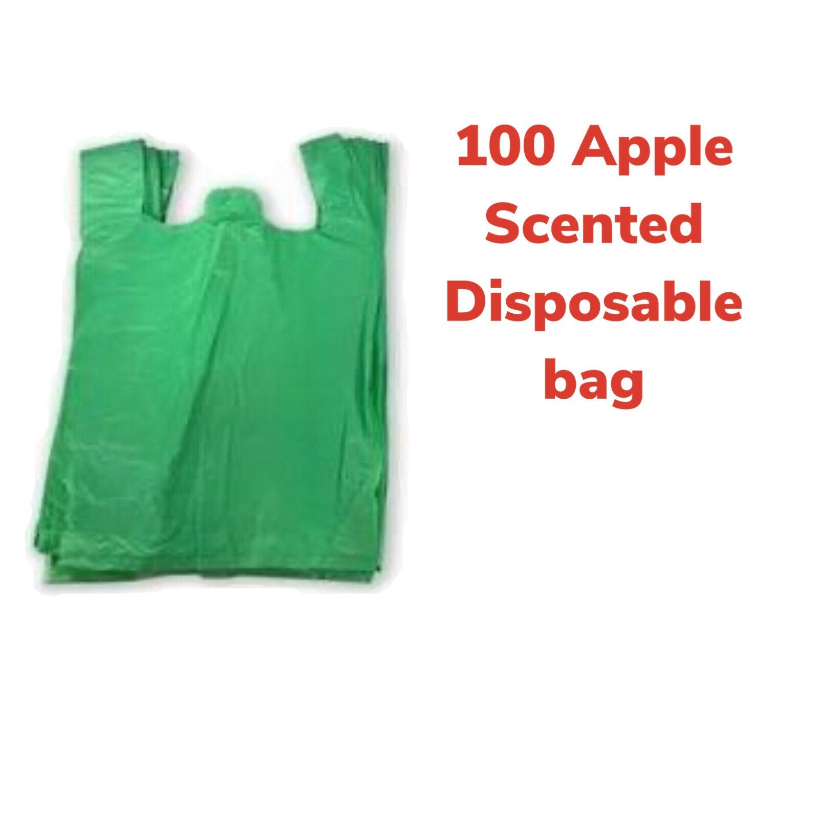 Large Adult Incontinence Nappy Disposal Bags Pack of 100 Apple Scented Odour Control