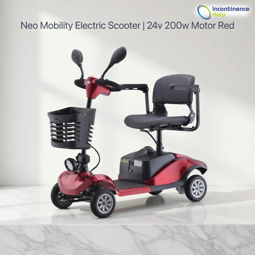 Neo Mobility Electric Scooter | 24v 200w Motor Red