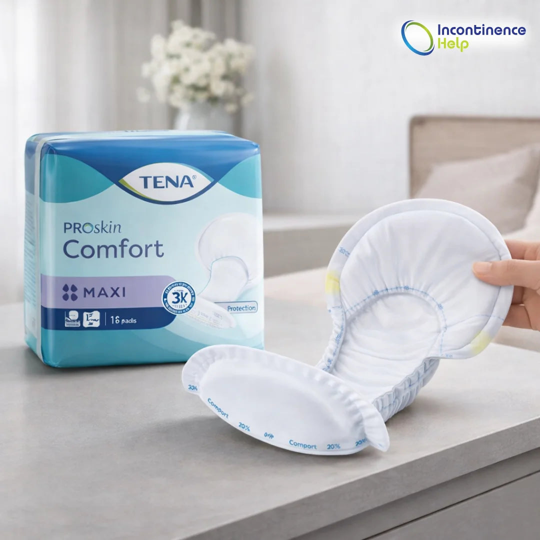 TENA Comfort Maxi Pro Skin Case Saver 4 Packs Of 28 Incontinence 112 Pads 759004