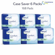TENA Comfort Mini Plus Case Saver 6 Packs Of 28 Incontinence Pads 761420 Slips
