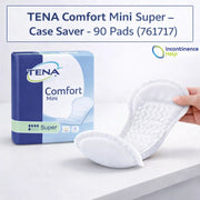 TENA Comfort Mini Super Case Saver 90 Incontinence Nappy Pads 761717