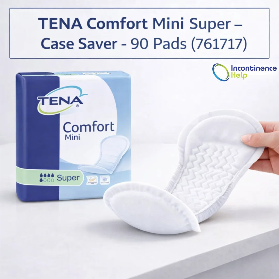 TENA Comfort Mini Super Case Saver 90 Incontinence Nappy Pads 761717