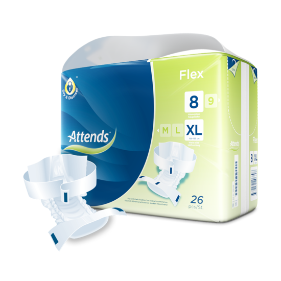 Attends Flex 8 Slips Belted