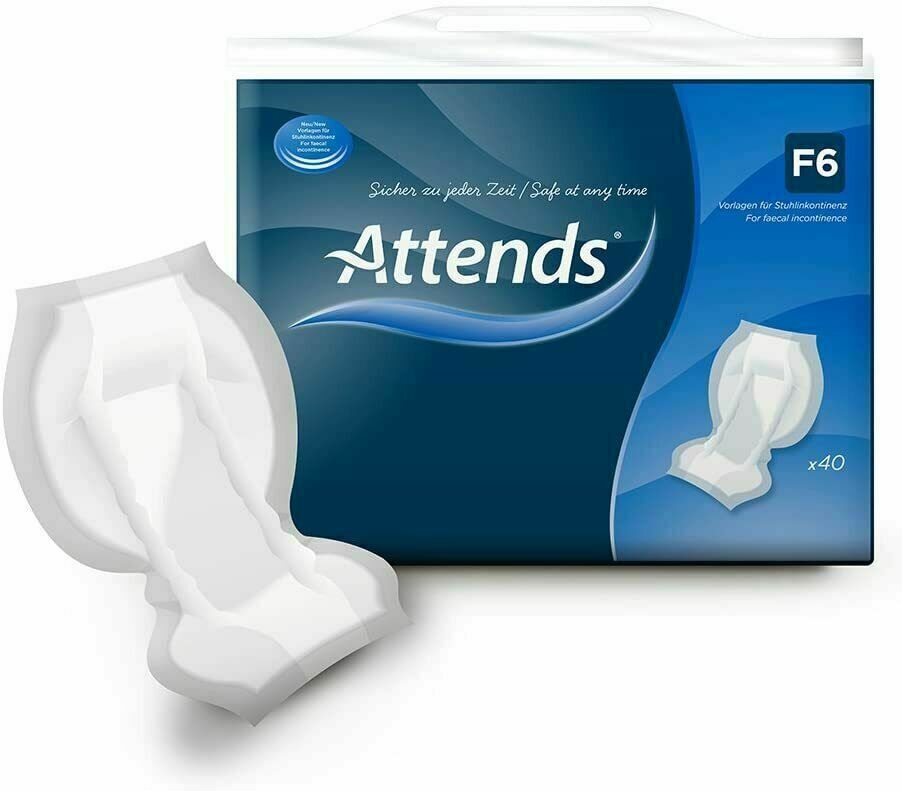 Attends F6 Faecal Pad - Pack of 40