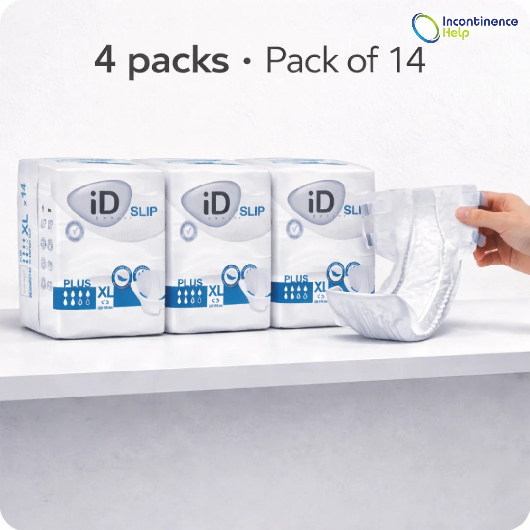 iD Expert Incontinence Slip Plus-Extra Large ( XL ) Case Saver 4 packs of 14