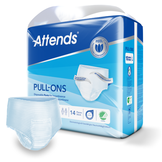Attends Pull Ons Pants Level 10 Large - Incontinence Aid Adult Nappies
