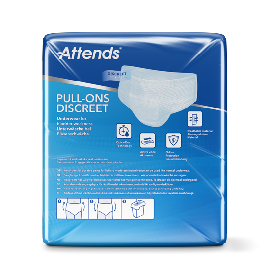 Attends Unisex Pull-On Discreet Underwear 3