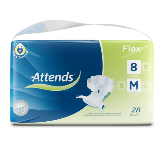 Attends Flex 8 Slips Belted