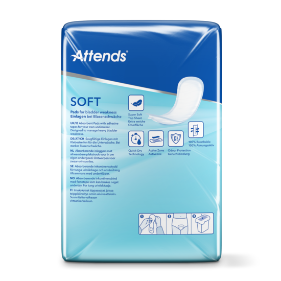 Attends Soft 7 Urinary Incontinence Pads