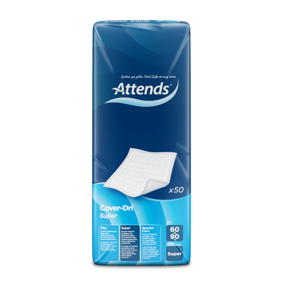 Attends Cover Dri Super 60 x 90 incontinence Bed Pads Protectors
