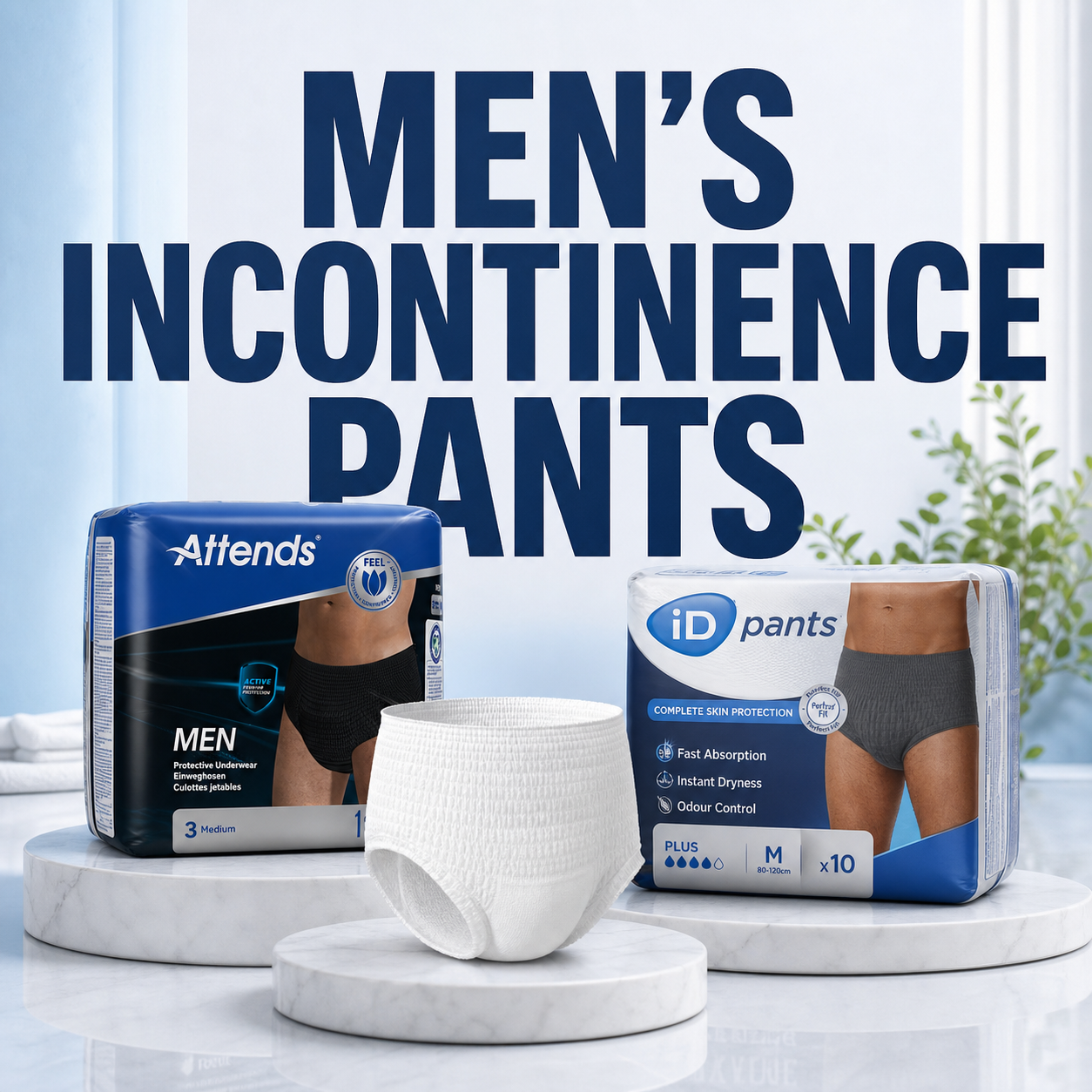 Men’s Incontinence Pants – Incontinence Help