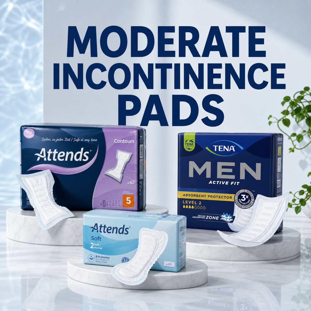 Moderate Incontinence Pads – Incontinence Help