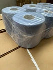 6 x Sirius Centre Feed Rolls 2ply Embossed Kitchen Paper Towel Bigger Blue Rolls