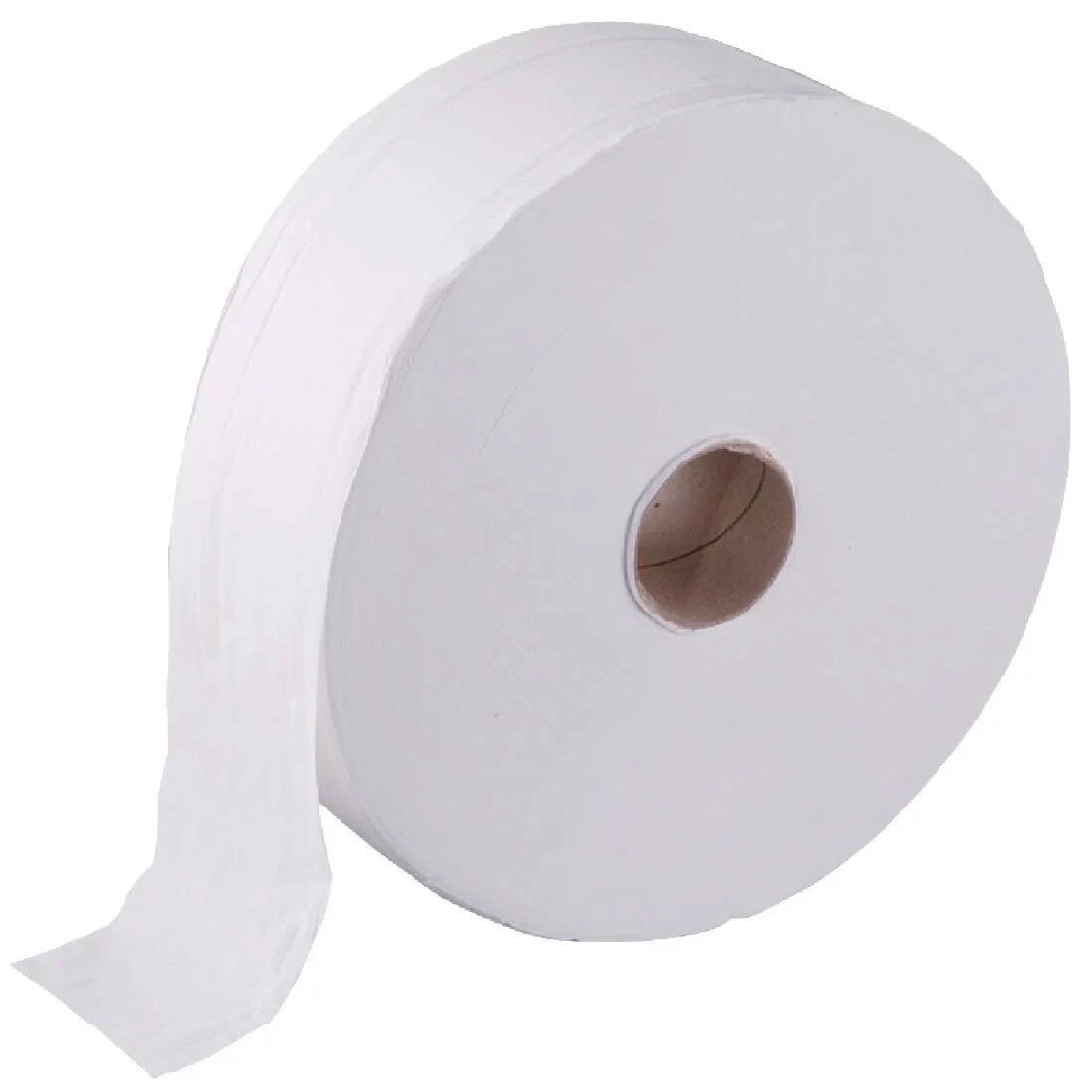 2PLY JUMBO TOILET ROLLS 300M - 6 ROLLS - 60MM CORE - LOOS ROLL