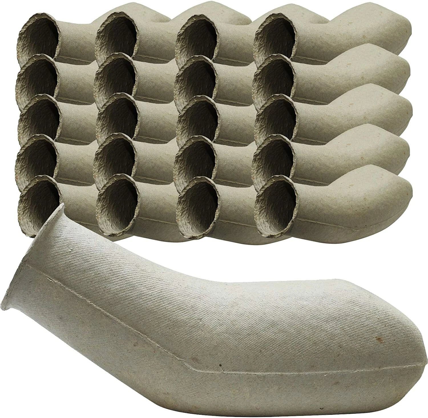 20 x Vernacare Male Urinal Incontinence Urine Cardboard Pulp Bottles 800ml