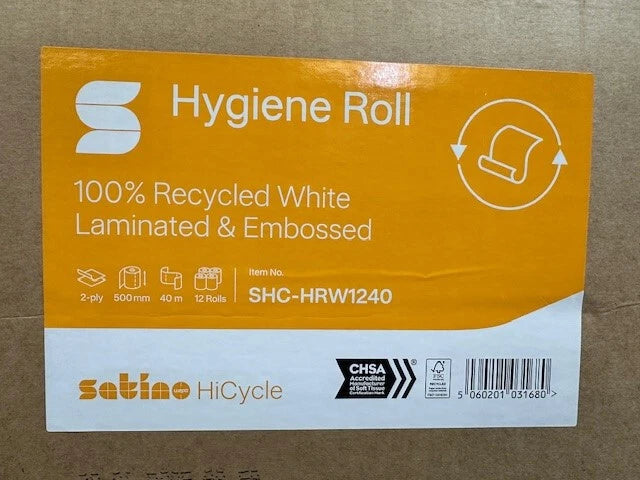 12 x Massage Table Bed Cover Couch Hygiene 20" Paper Rolls Tissue 40m White