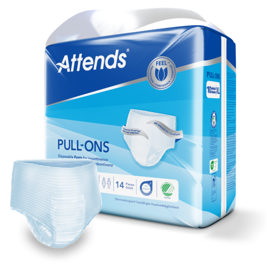 Attends Pull Ons Pants Level 10 Large - Incontinence Aid Adult Nappies