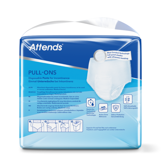 Attends Pull Ons Pants Level 10 Large - Incontinence Aid Adult Nappies