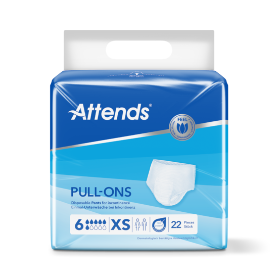 Attends Pull Ons 6 Extra Large - Adult Nappies Pull Up Pants